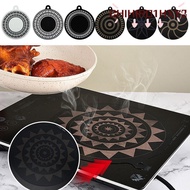 CHIHIRO1HXY3 Induction Hob Protector Mat, Black Silicone Induction Cooker Pad, High Temperature Resi