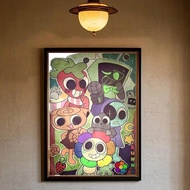 Poster D-Dandys World Batu Pebble Sprout untuk dekorasi rumah bilik tidur bar lorong - seni dinding 