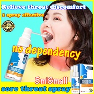 Throat spray Relieve Cough/Sore Throat, Fast Pain Relief sore throat medicine Throat Spray Solution Throat spray sore Inflammation of the tonsils throat dry itching phlegm foreign body sensation cough chronic oral discomfort Throat Condition 30ml