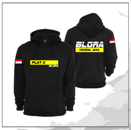 Jaket Hoodie Sweater Plat K Blora