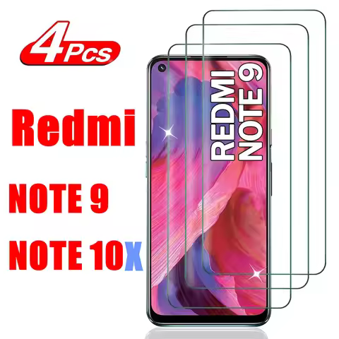 2/4Pcs For Xiaomi Redmi Note 9 Screen Protector Glass Film For Xiaomi Redmi Note 10X Tempered 9H Gla