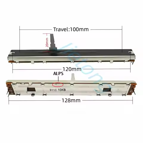 1pc Pitch Fader for Pioneer CDJ1000 CDJ1000MK3 CDJ2000NEXUS DCV1013 D1513 Straight Slip Potentiomete