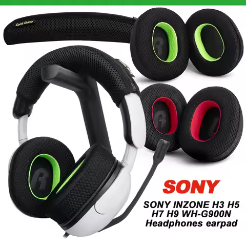 Foam Ear Pads for SONY INZONE H3 H5 H7 H9 WH-G900N Headphones Memory Foam Earpads Replacement Durabl