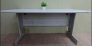 二手辦公家具推薦-台北二手家具-【OA】140公分灰色辦公桌/學習桌/電腦桌