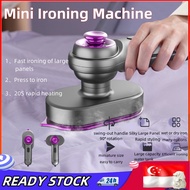 SG [READY STOCK]Portable Steam Iron Portable Mini Electric Iron Rotatable Steamer Wet &amp; Dry Small Handheld Ironing Machine Detachable Water Tank Rotatable Ironing Panel