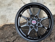 New Car Sport Rim RAYS CE28 Wheels 14x5.5J 8x100/110 ET38 Gloss Black - READY STOCK
