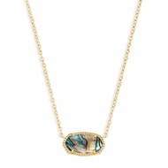 Elisa Pendant Necklace for Women, Fashion Jewelry, 14k Gold-Plated