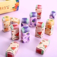 Dino Saur Fruit Pattern Pencil Eraser Gel Pencil Eraser Character Eraser Cute Eraser Cute Eraser