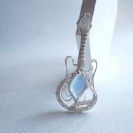 海藍寶石結他吊咀連皮頸繩