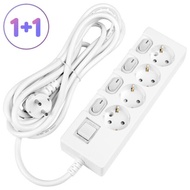 1+1 Home365 Individual Switch 4-Outlet Power Strip 7m Made in Korea Energy Saving 16A