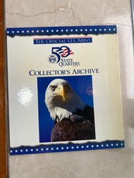 美國官方50州季度硬幣收藏冊