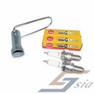 NGK Plug B8ES (2 pcs) + Plug Spanner