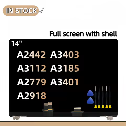 LCD Screen Display Assembly Compatible with MacBook Pro 14 Inch A2442 A2779 A2918 A3112 A3185 A3401