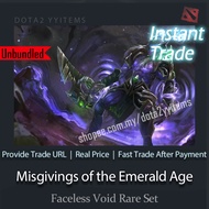 DOTA2 Faceless Void (FV) Misgivings of the Emerald Age “Rare Set” 刀塔2 虚空假面 翡翠时代之忧 套装 现货秒发