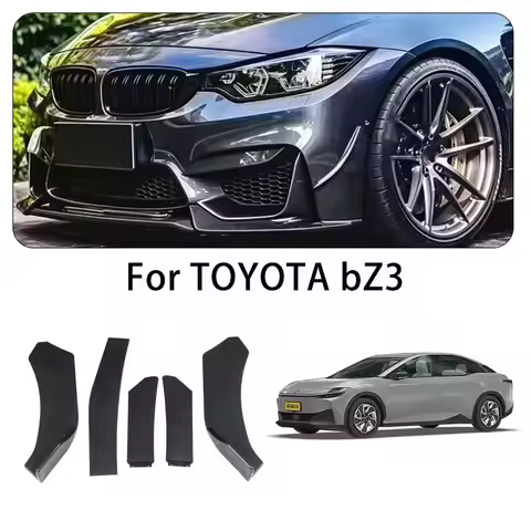 Body kits TOYOTA bZ3 For TOYOTA bZ3 body kits 5-Segment Adjustable Front Bumper Lip Splitter Body Ki