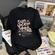 [Taiwan Shipment] XH 100% Cotton Short Sleeve t-Shirt Female Summer Korean Version Student Loose Pri