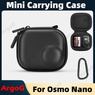 ArgoG Mini Carry Case for Osmo Nano PU Hard-Shell Bag Velvet Lining Osmo Nano Accessories