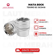 MATA TEKIRO 1-INCH SOCKET WRENCH 12 PT 28 MM SOCKET WRENCH/ CHILDREN'S SOCKET/