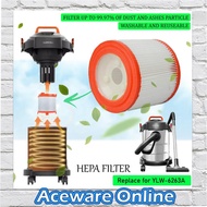Vacuum Filter Replacement HEPA Filter Compatible for YLW-6263A-12LM Vacuum Air Dust Filter