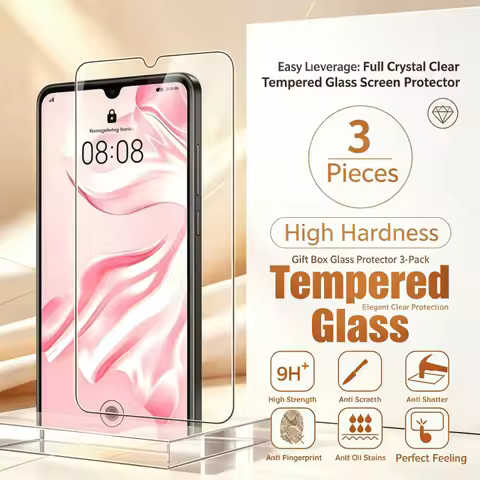 3PCS HD Tempered Glass For Huawei P40 P30 P20 Mate 20 Lite Y6 Y10 P7 P9 P Smart Z 2018 2019 Nova 3 P