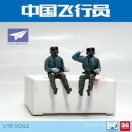 3G Model Dream Model 0401 0402 Chinese Pilot Resin Soldier 1/48