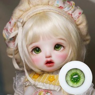 BJD Glass Eye Green Flashing Eye Texture 10mm12mm14mm16mm Small Rainbow Film