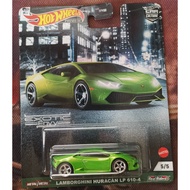 HOTWHEELS MATTEL PREMIUM CAR CULTURE EXOTIC ENVY SUPERCAR LAMBORGHINI HURACAN LP 610-4 REAL RIDERS D