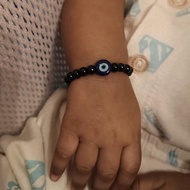 Evil Eye Stretchable Bracelet and Anklet for Newborn and Kids