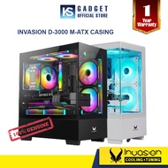 Invasion D-3000 M-atx With 5Argb Fan Casing
