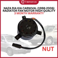 NAZA RIA KIA CARNIVAL (1998-2006) RADIATOR FAN MOTOR SASUKI HIGH QUALITY 3 MONTH WARRANTY