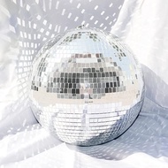 Bola Disko Gantung Reflective Mirror Disco Ball 40 cm - D018 - Silver