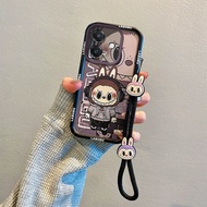 เชือก OPPOA3มือกันกระแทกสำหรับ OPPO A3 4G สายคล้องแบบมีเคสเซลล์เคสห่อหุ้มนิ่มขอบการ์ตูนเคสใส่โทรศัพท