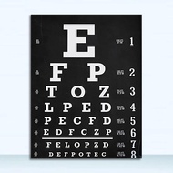 Optometrist Gift Vintage Eye Chart Art Canvas Prints, Eye Clinic Decorative Snellen Chart Wall Pictu