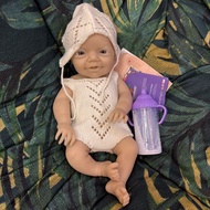 ซิลิโคน Reborn ตุ๊กตา 13 นิ้วเปิดปาก Boy Unpainted/ทาสีตุ๊กตาทารกแรกเกิด Reborn de ซิลิโคนจริง