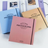 Life Photo Album Four Cut Photo Album [Binder Photo Photo Growth Ultrasound Sticker Photo Adhesive S