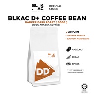 BLKAC DD+ Biji Kopi 500g | 100% Arabica | Panggang Lebih Pekat | Adunan Istimewa | blackbyacc