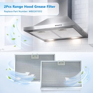 2Pcs WB02X11012 Penapis Minyak Range Hood 17.5 x 11.6 x 0.35 inci Serasi dengan GE Range Hood JV565H