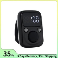 LED Electronic Counter Rechargeable with Time Counter Convenient 5-Digit Adjustable Finger Ring Coun