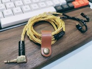8絞7N純鍍金線  MMCX 3.5 (1米長) for AKG/Campfire/JVC/Shure/Westone/SONY