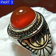 bacan obi - king obi - redish orange chalcedony carnelian - RC0055.