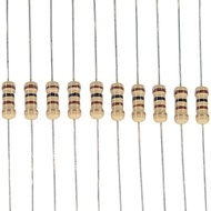 1/2W Carbon Film Resistor Four-Color Ring 1R 2R 4.7 R 10R 100R 1K 10K 100K 1M