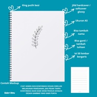 Custom Notebook A5HARD COVER | Aesthetic Custom Notebook