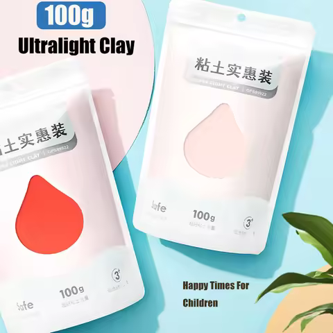 100g Ultra Light Air Dry Clay 8 Colors Plasticine Modeling Clay For Kids Soft Creative Educational S