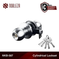 Nobleza SS 587 Round Lock / Cylinder Bathroom Door Handle