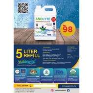5 liter anolyte solution