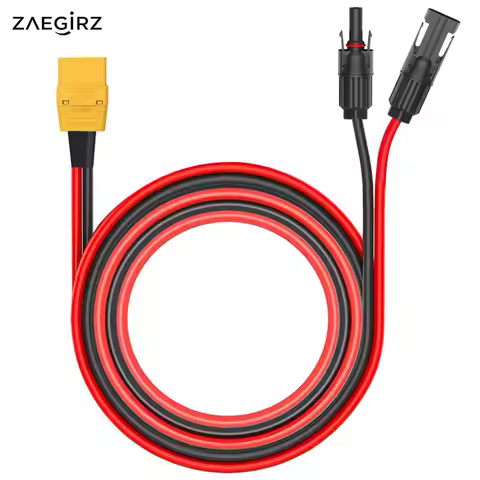 2m 1m XT90 Female to Solar Extension Cable for Bluetti AC200/AC200L/AC200P/AC200Max SOLARPLAY Q2501 