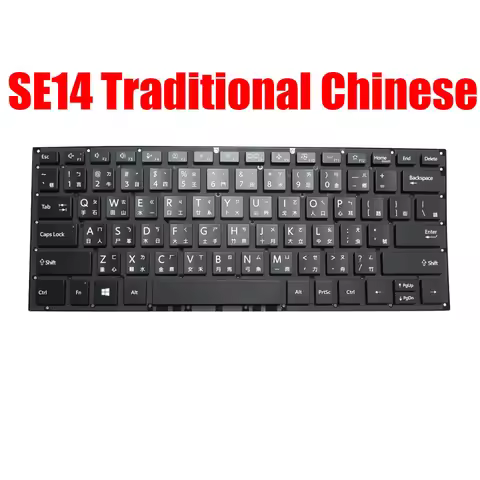 TW Laptop Keyboard For VAIO SE14 NP14V1 NP14V2 NP14V3 Traditional Chinese Black New
