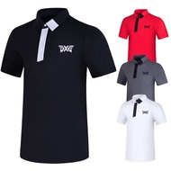 【PXG】🍂Ready Stock🍂New Style GOLF Clothing Men's Short-Sleeved t-Shirt Quick-Drying Top Summer GOLF J