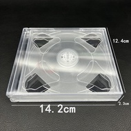 3Dishware CD Transparent Disc Case2Disc4Disc6Disc-mounted CD Case Plastic DVD Six-piece set23Li CD B
