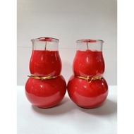 Butter Glass Gourd Candle No. 1/2